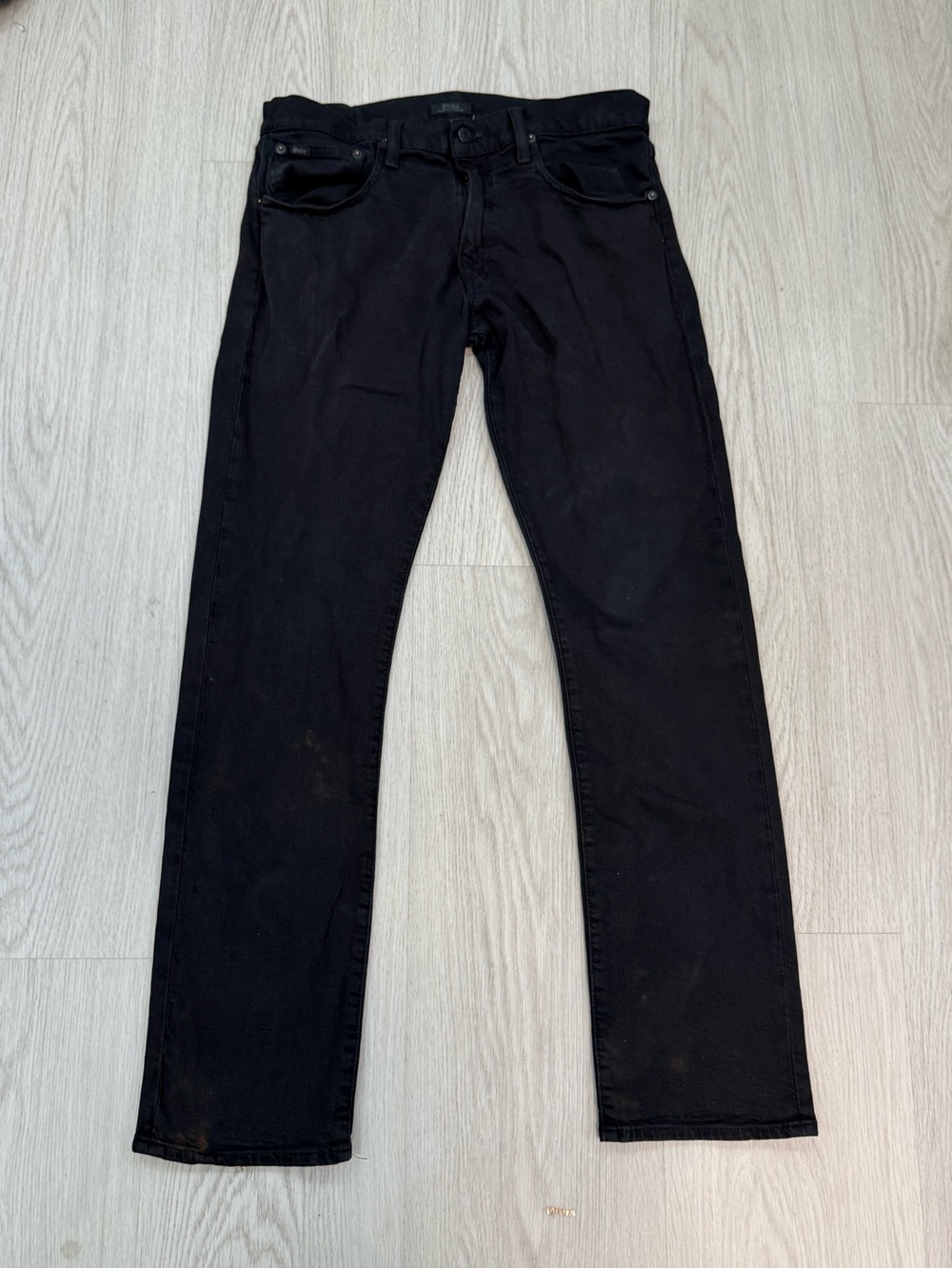 Ralph Lauren Black Straight Jeans size 32x32